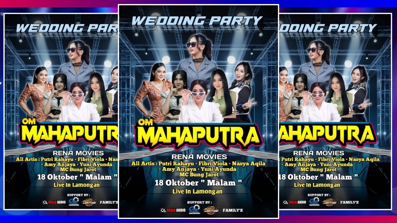 🎚 LIVE OM MAHAPUTRA WEDDING PARTY BURHANUDDIN & FIRDA #celloaudio
