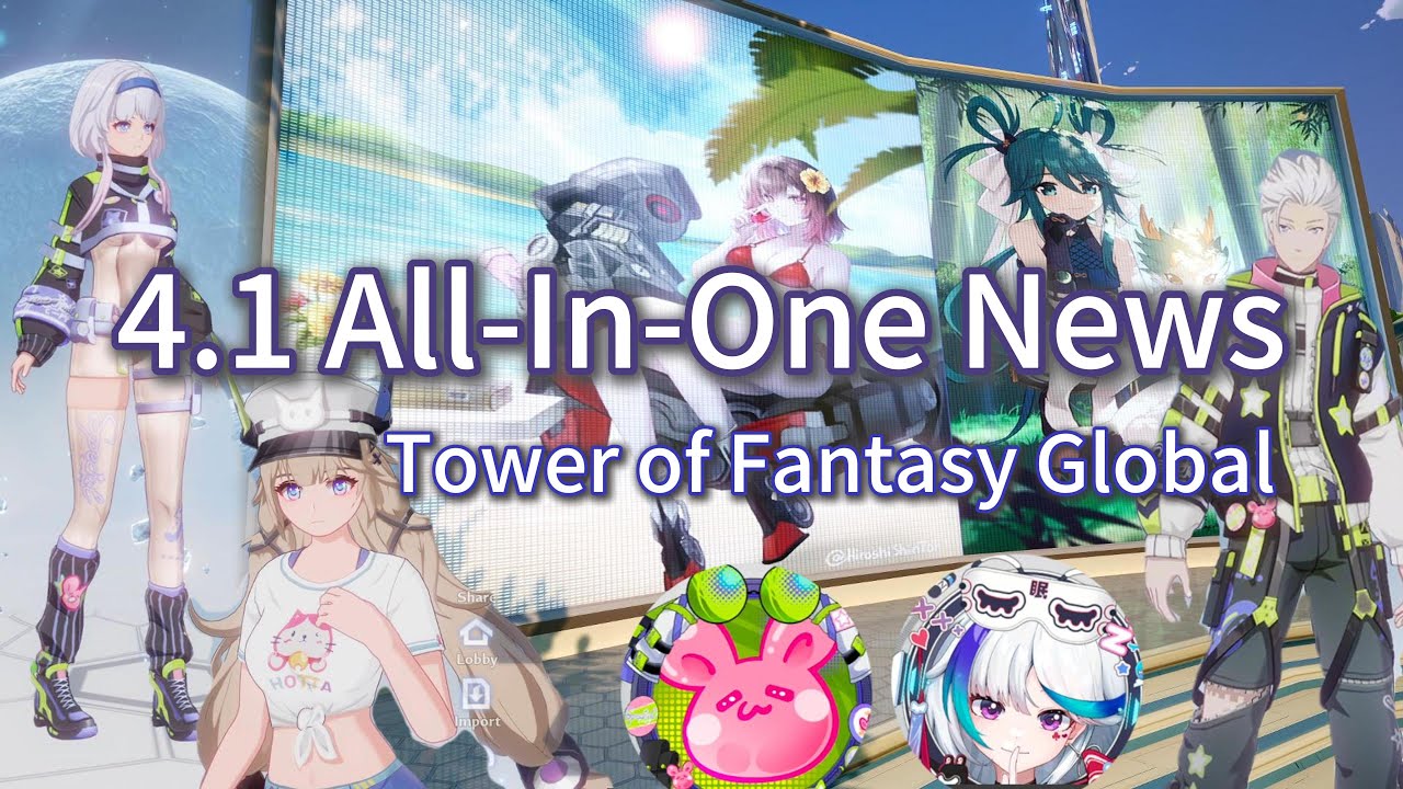 ToF Global4.1 All-In-One News: Fan Art Screen, New Emotes, Accessory System, Raid, Boss, Outfits,