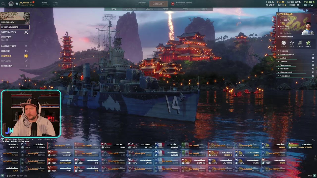 [YOBOY] Der Ranked Genießer ist wieder da... | ENG /GER | World of Warships
