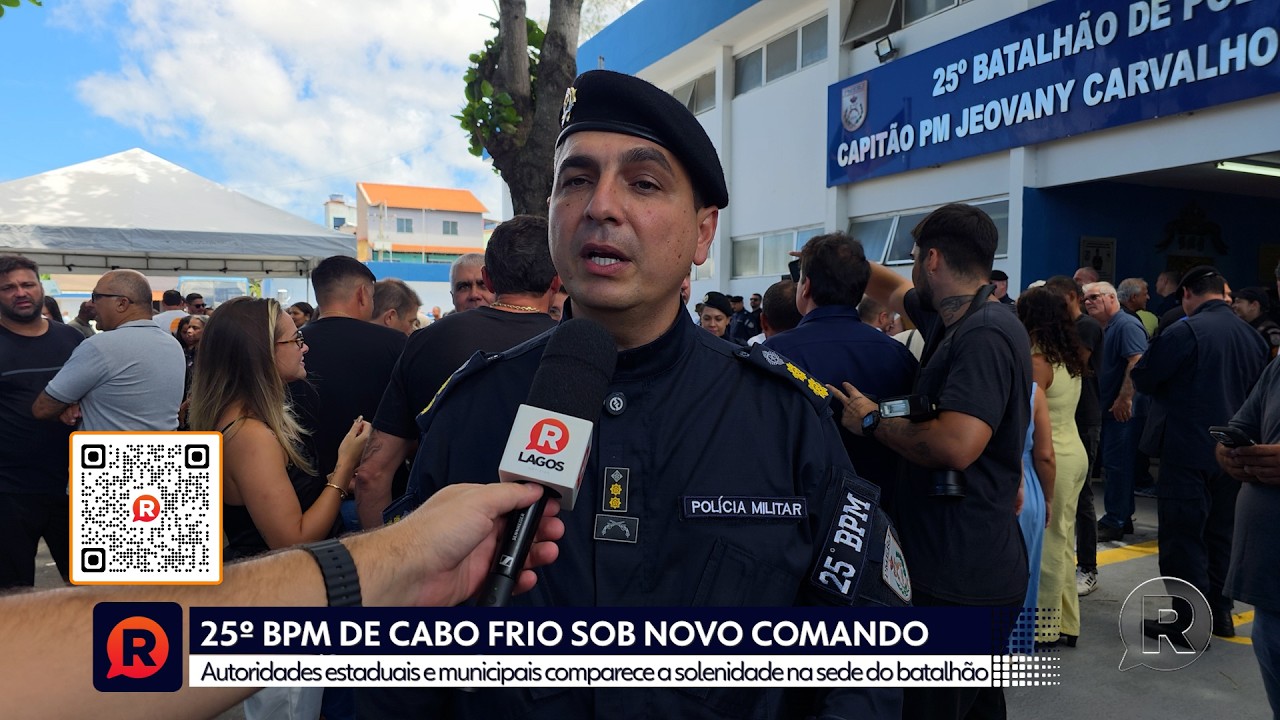 Tenente-coronel Almeida assume o comando do 25º BPM de Cabo Frio
