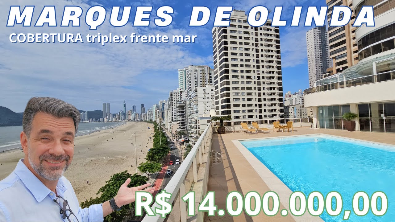 Marques de Olinda, uma Cobertura Triplex Frente Mar pra quem gosta de reformar
