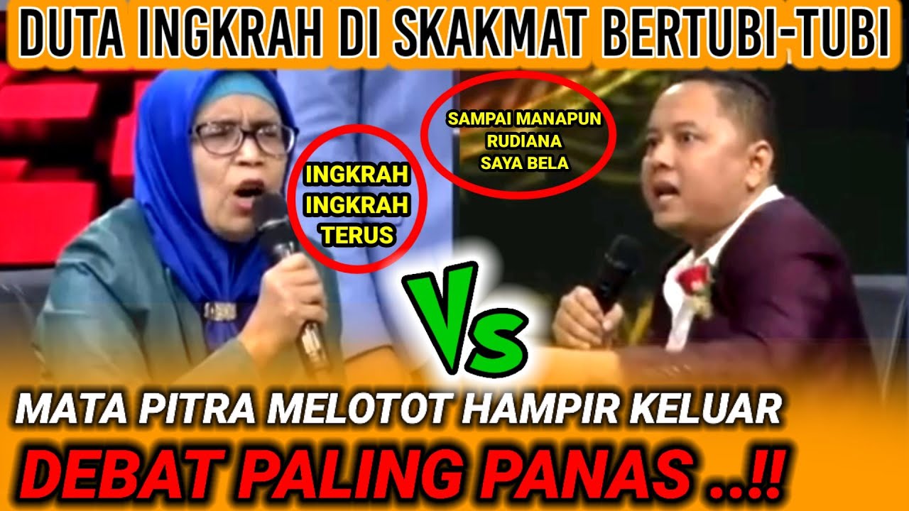 DEBAT PANAS ! Pitra disikat Bu Titin karena selalu bicara ingkrah terus