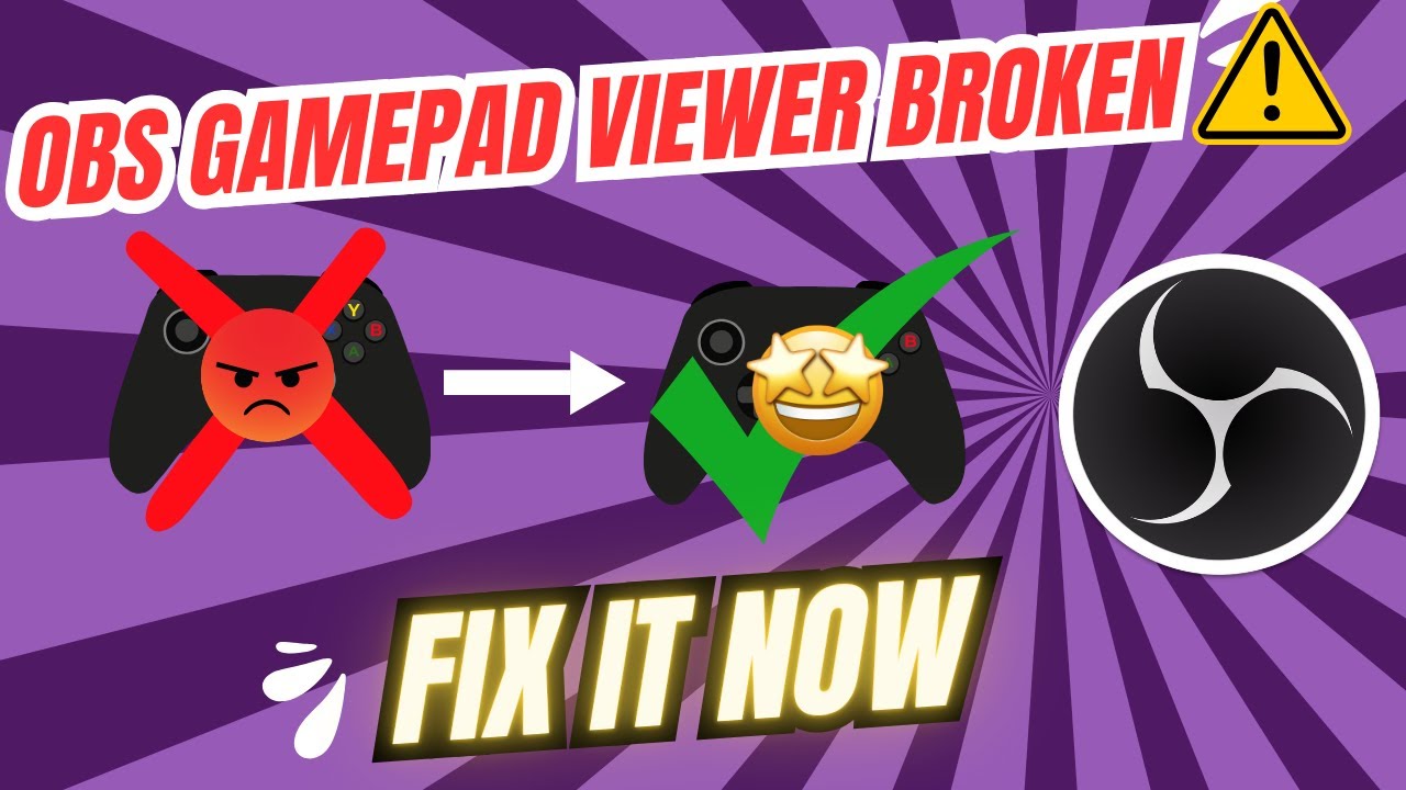 How to Fix Gamepad Viewer in OBS (EASY TUTORIAL)