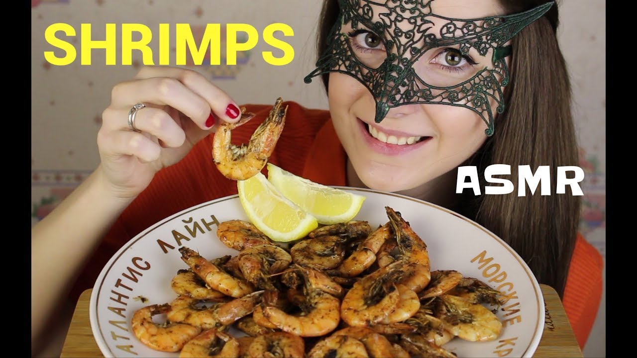 АСМР Жареные КРЕВЕТКИ *РЕЦЕПТ*/ASMR Mukbang FRIED SHRIMP cooking&eating