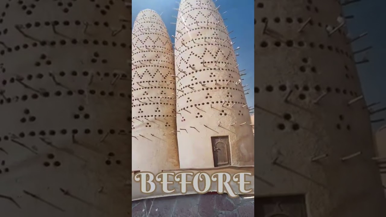 Pigeon Tower Katara Doha QATAR. Temporally closed #hassamvlogs #pigeontower #doha #qatar