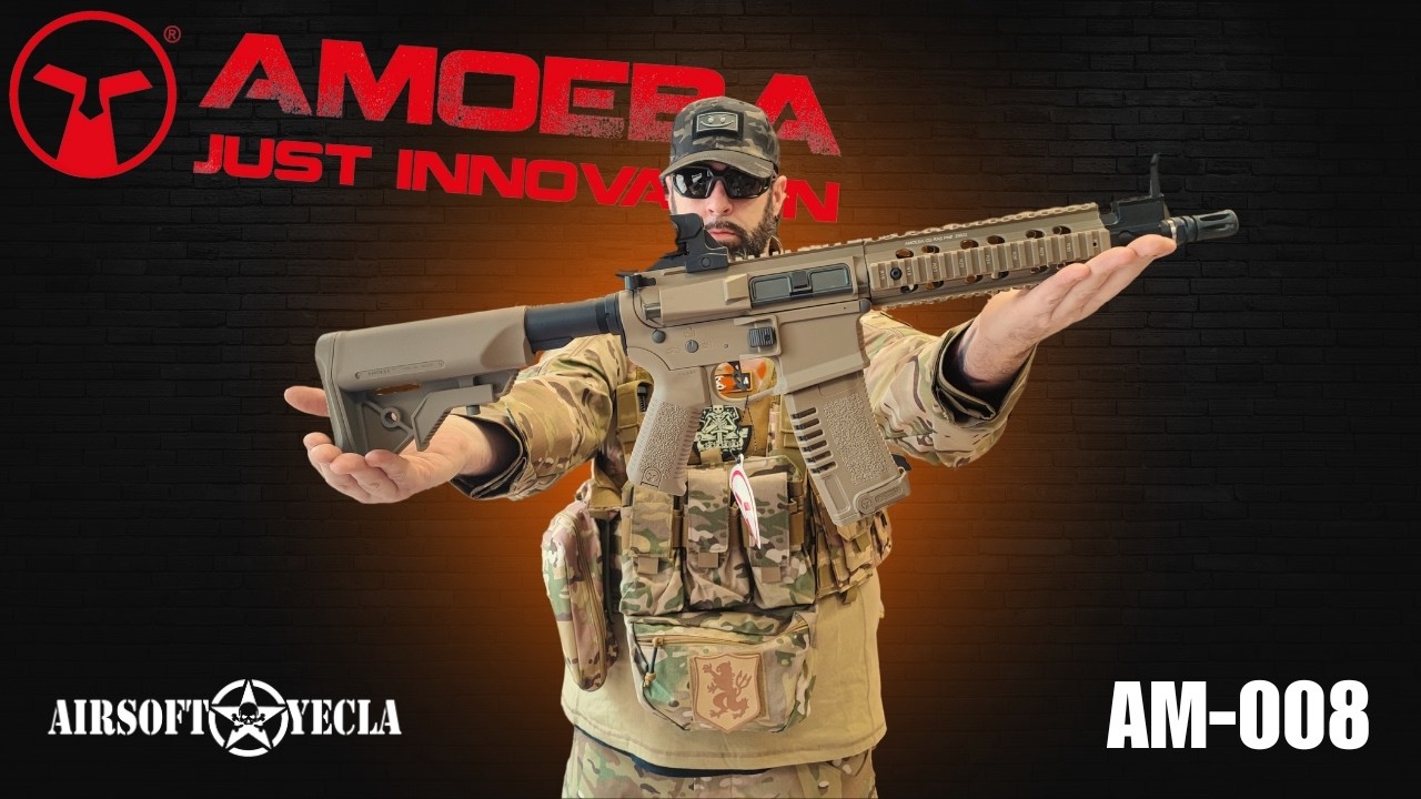 ¡Descubre la Mejor M4 de Airsoft para Principiantes! 🔫 Ares Amoeba AM-008