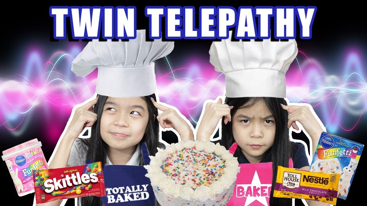 TWIN TELEPATHY CAKE CHALLENGE!!