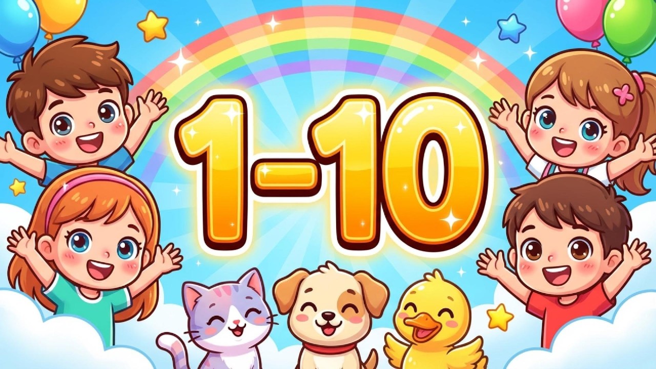 Learn Numbers 1 to 10 | Counting Song for Kids | Preschool Learning Video | Tiny Smart World