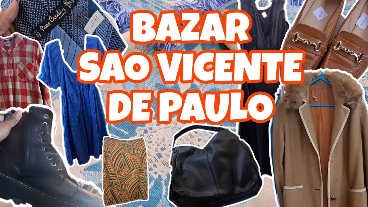 Tour pelo BAZAR SÃO VICENTE DE PAULO 💕 | Achadinhos de roupas, sapatos e acessórios em SP 🛍️