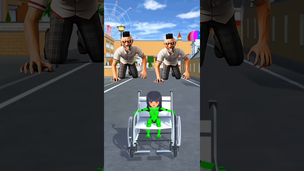 Zombie attack the children 😲👹 #sakuraschoolsimulator #shortvideo #animation #sss