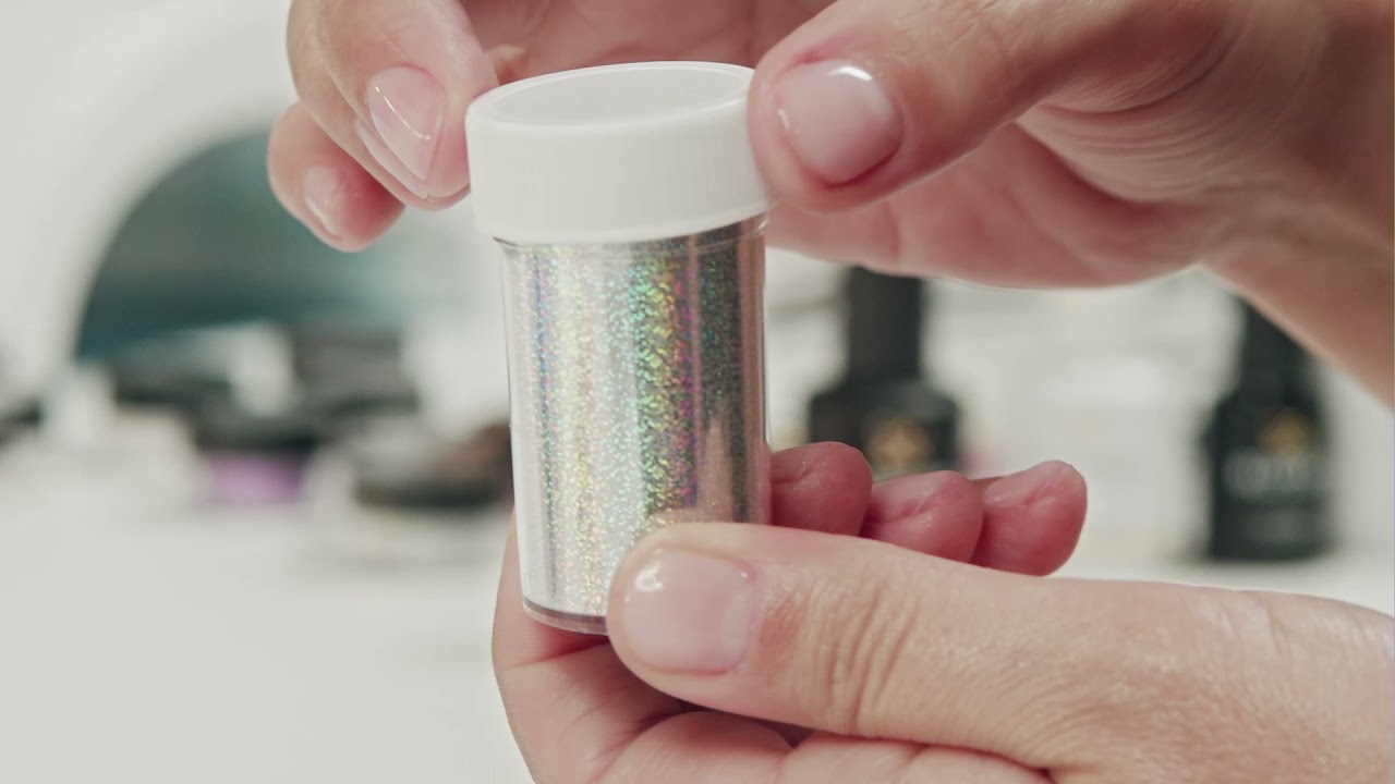 BLUESKY Nails Secrets by Anna Almbanis: Nail Art - Foil and Powders Combo!