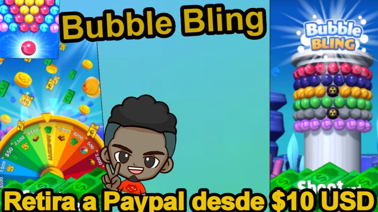 Bubble Bling retira a Paypal desde $10 USD