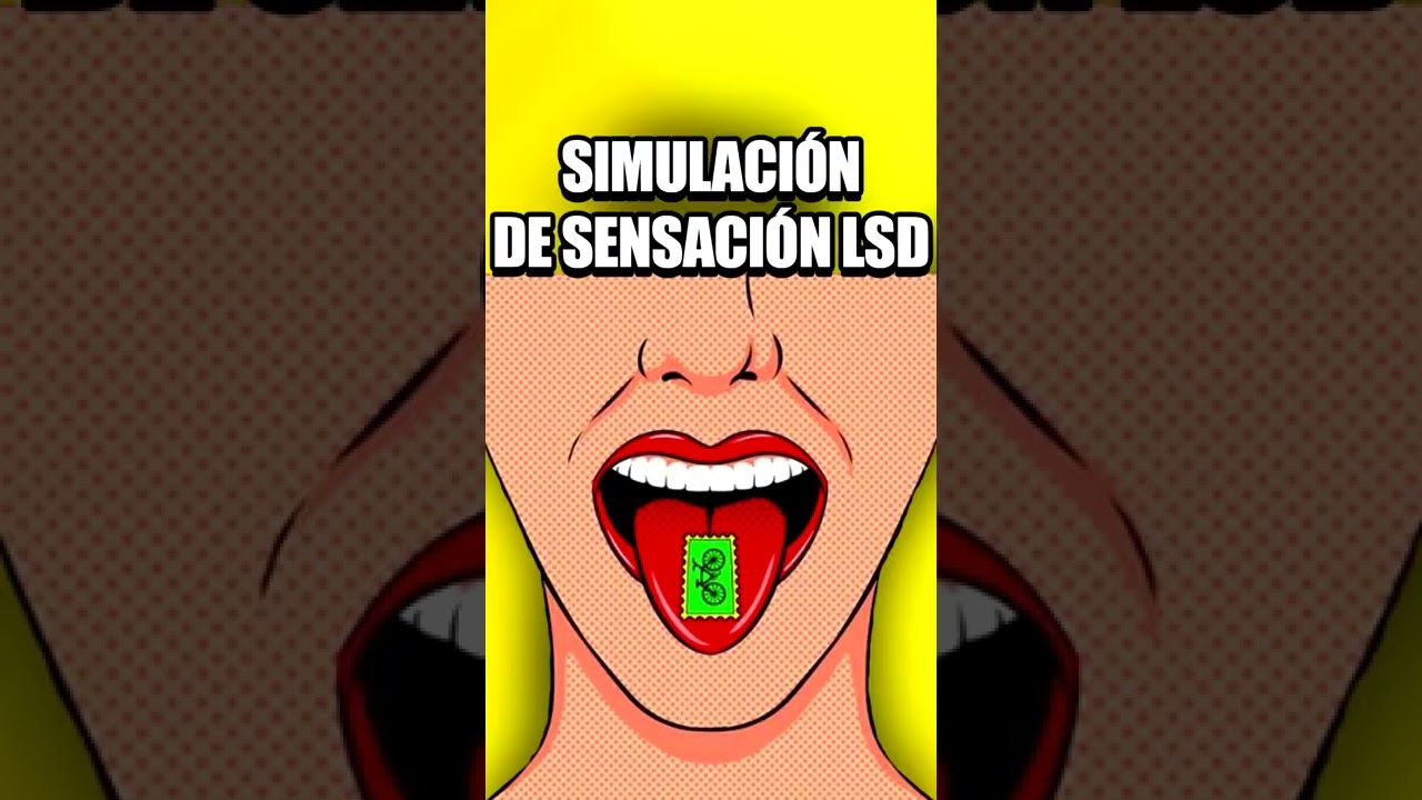 SIMULACI&Oacute;N de los EFECTOS del LSD 😱 #shorts