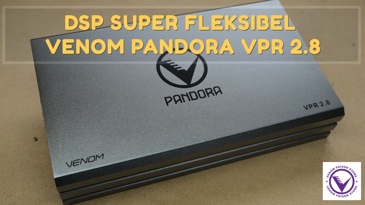 DSP Super fleksibel Venom Pandora VPR 2.8 untuk pemasangan audiomobil dengan konfigurasi full active