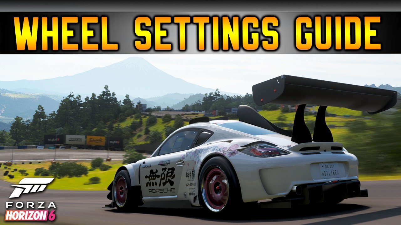 Подробный гайд по настройке руля | Forza Horizon 6 (Logitech, Thrustmaster, Moza и др.)