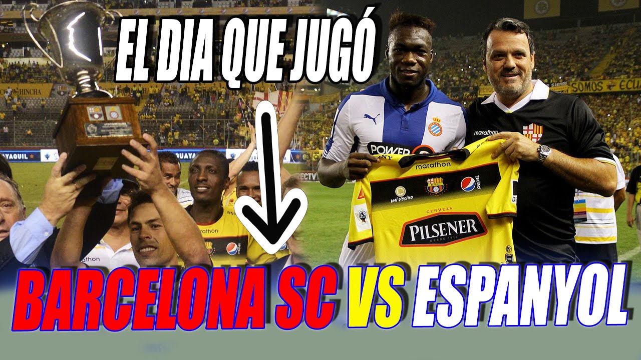 🏆 El BARCELONA SC de ECUADOR GANÓ al RCD ESPANYOL | REACCION DE UN HINCHA DEL FC BARCELONA 👏