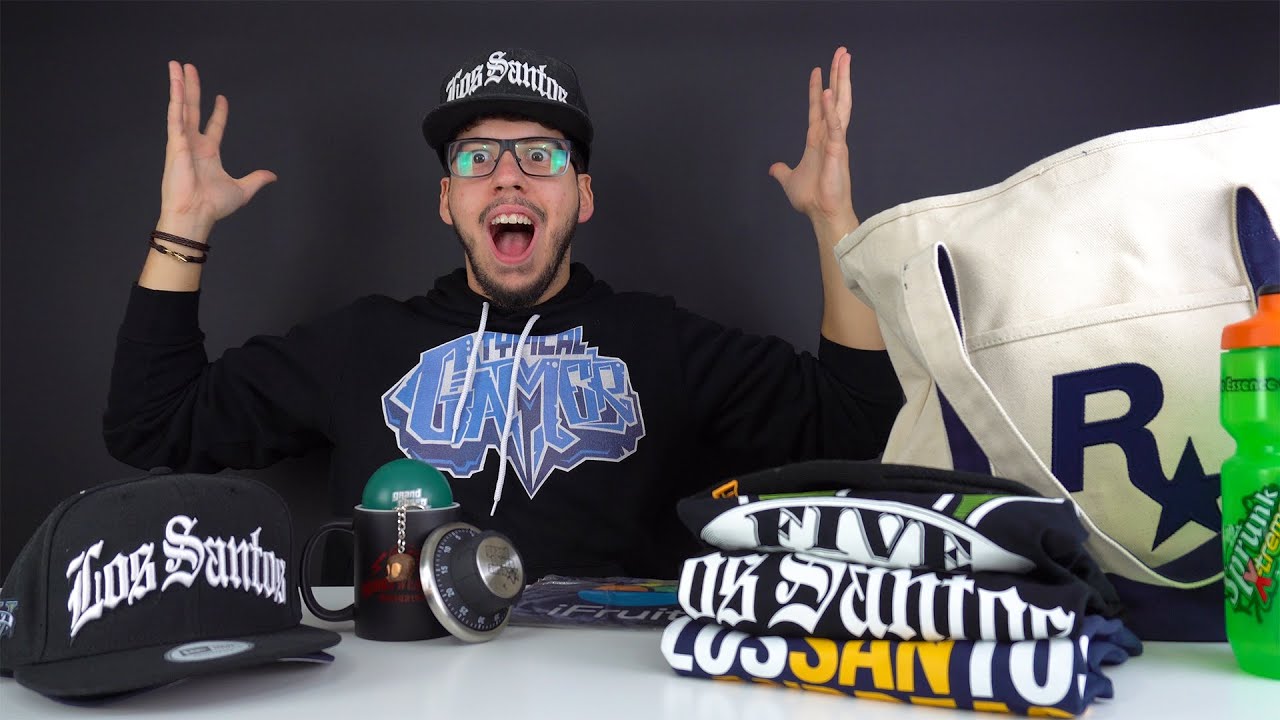 ULTIMATE GTA 5 ROCKSTAR GAMES GIFT BAG UNBOXING!