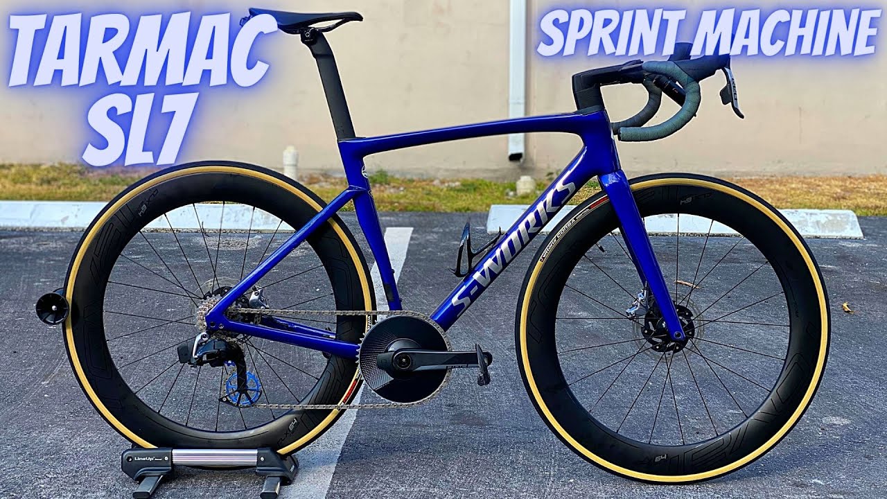 ULTIMATE SPRINT MACHINE!! SPECIALIZED S-WORKS TARMAC SL7 *BLUE* (SRAM ETAP 1x BUILD)