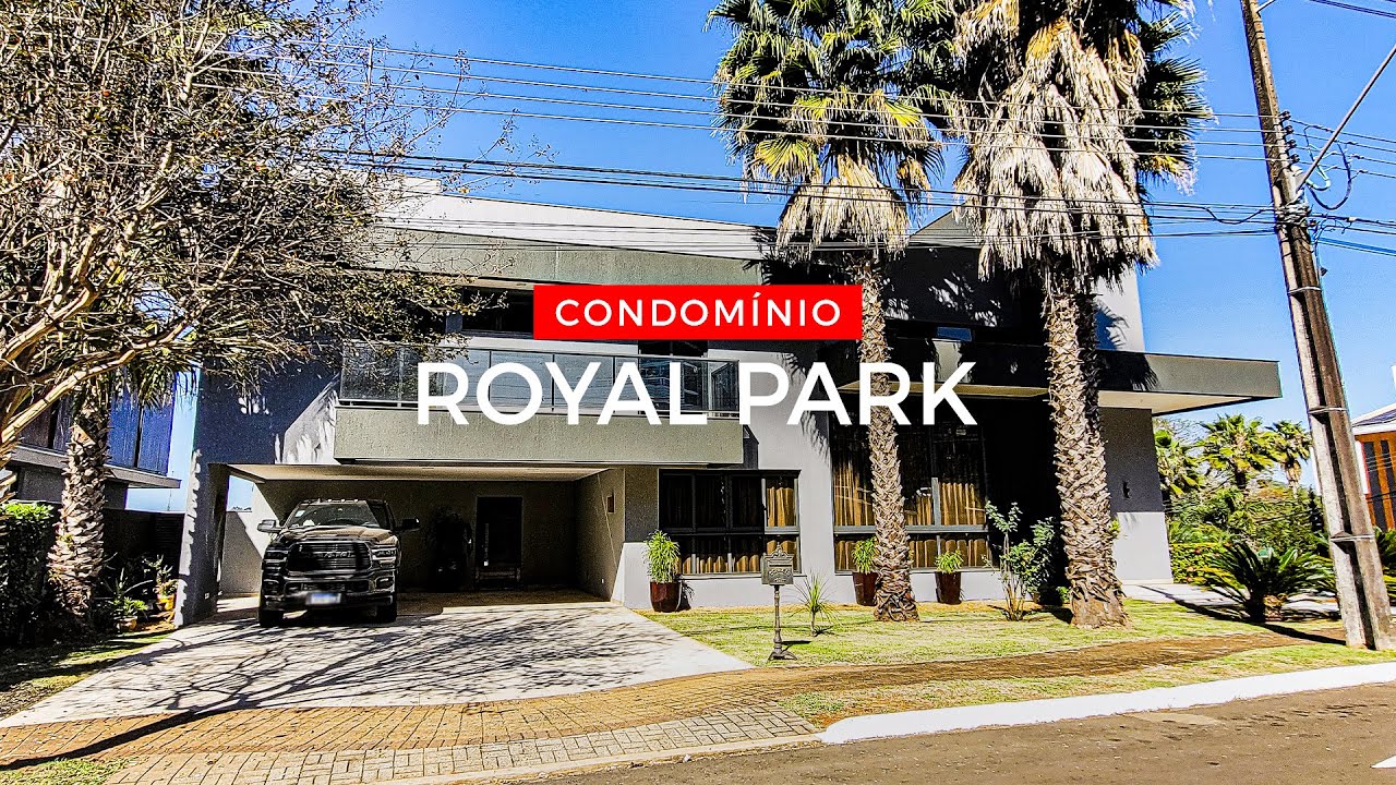 Casa Alto Padrão no Condomínio Royal Park com 05 suítes 913m² - Londrina PR