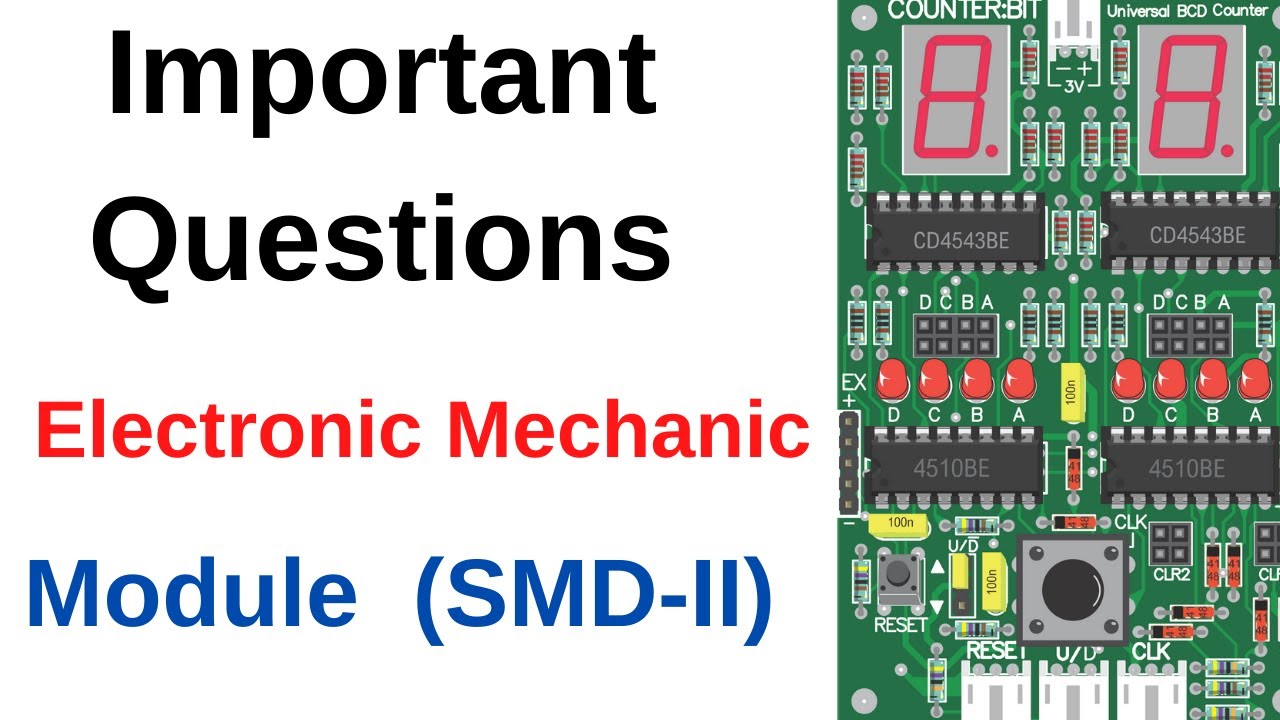 SMD Important Questions | Part-2 | Surface Mount Device Important questions | What is SMD Components