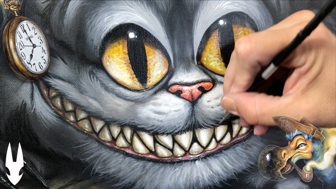 Wonderland makeover, custom acrylic painting “Before The Golden Afternoon