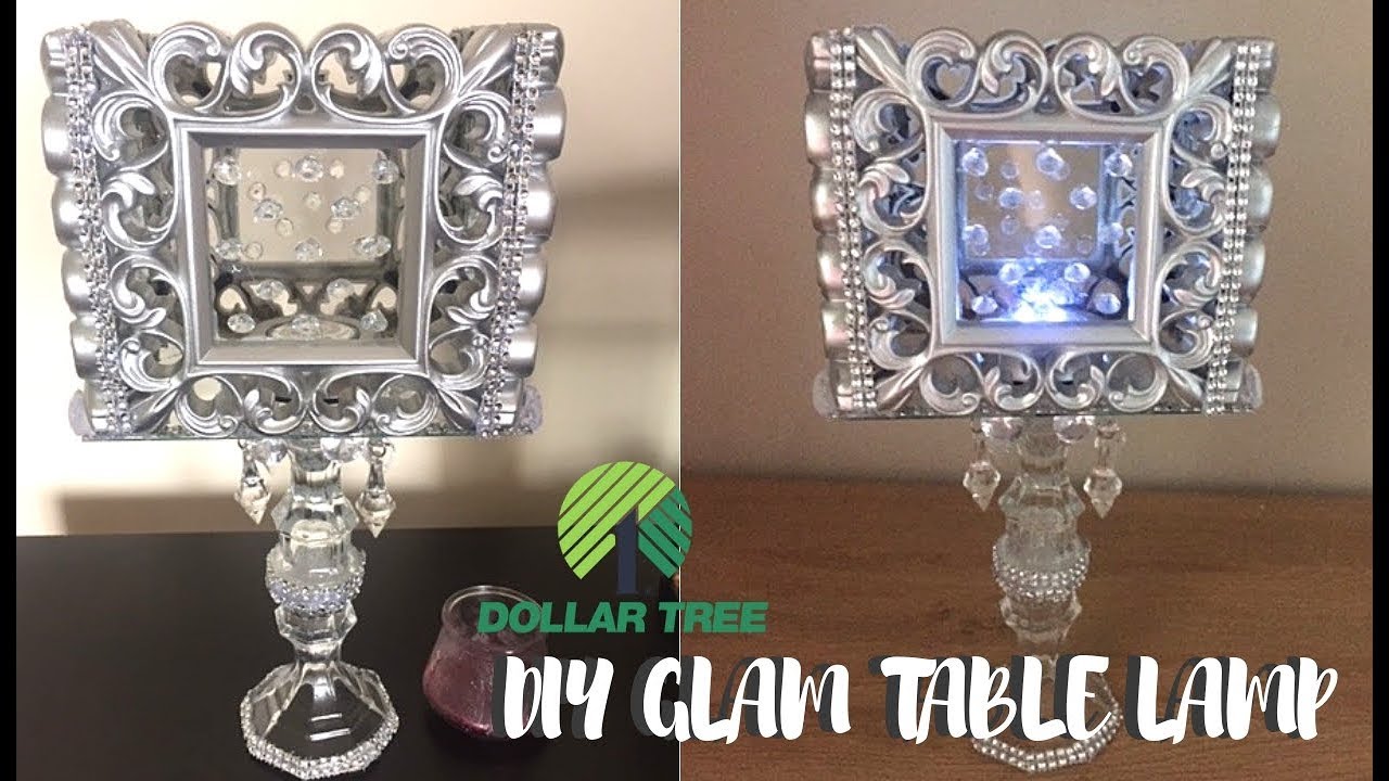 DOLLAR TREE DIY GLAM LAMP , Dollar Tree Home Decor 2019