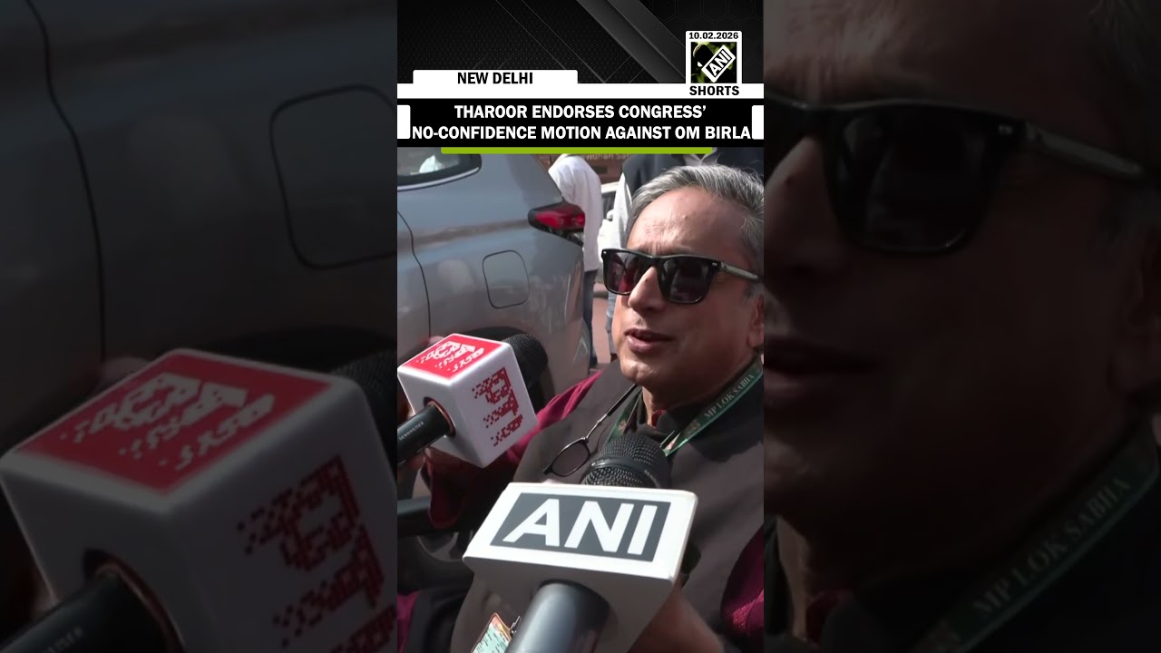 Congress MP Shashi Tharoor supports Party&rsquo;s No-Confidence motion against LS Speaker Om Birla