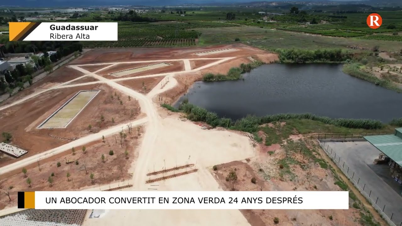 L'antic abocador de Guadassuar, convertit en zona verda 24 anys després