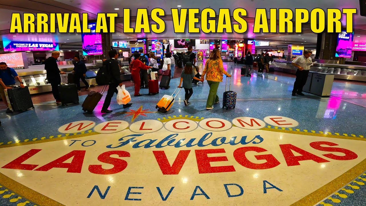 ✈ Your Virtual Arrival at LAS VEGAS AIRPORT, T1 D Gates