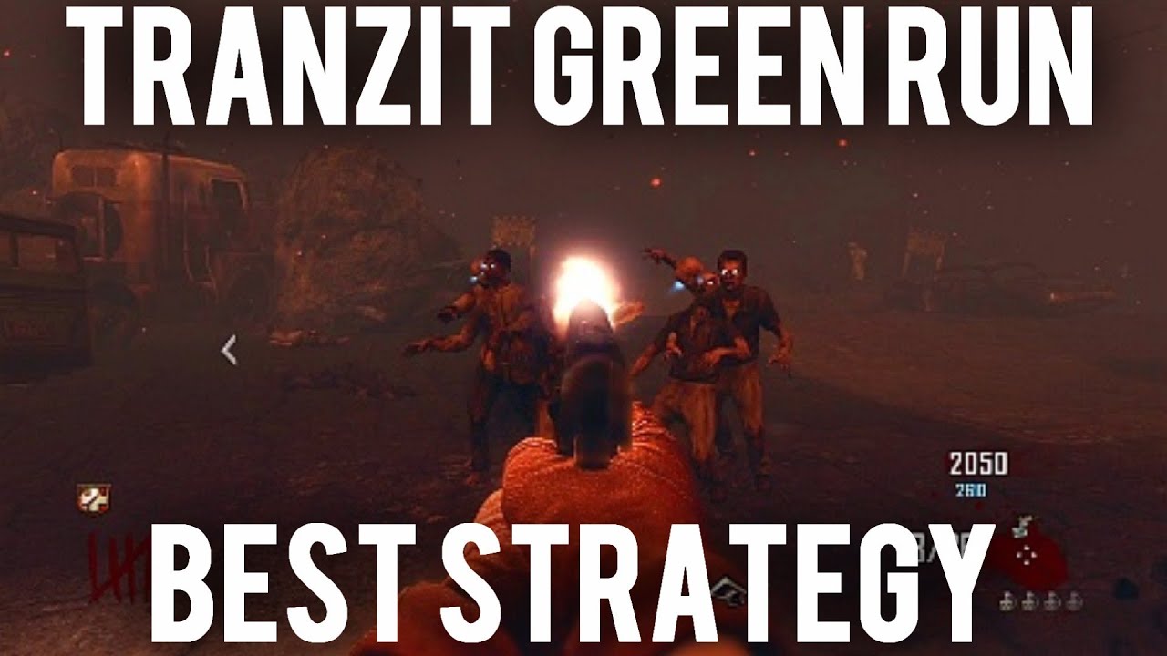 *NEW* Black Ops 2 Zombies- Best TranZit Green Run Co-Op/ Solo Strategy Guide!