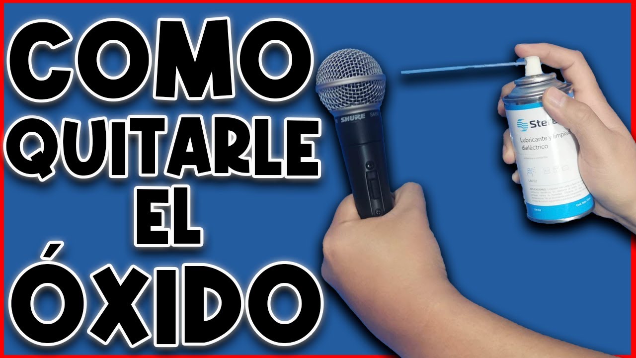 como limpiar los micrófonos*