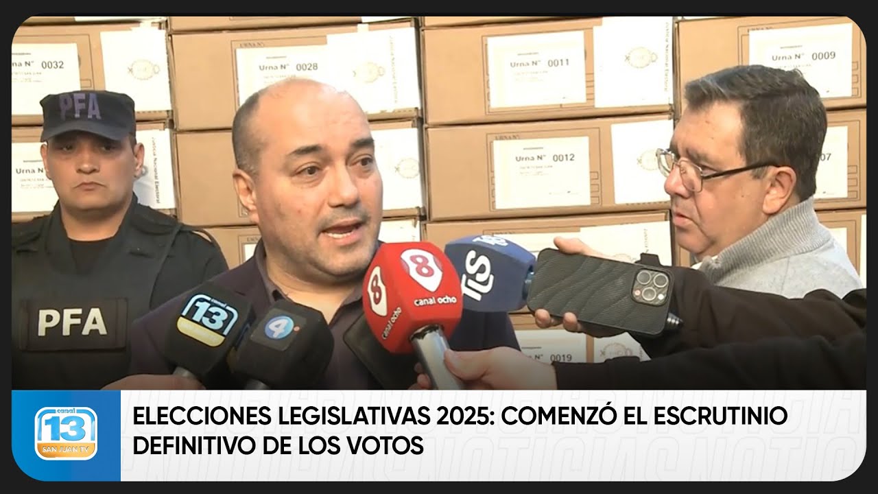 Elecciones Legislativas 2025: Comenz&oacute; el escrutinio definitivo de los votos