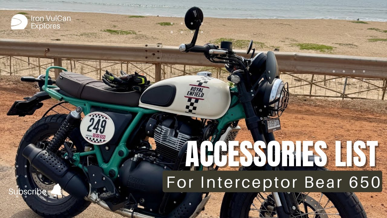 🇮🇳's Fully Accessorized #interceptorbear650 #bear650 #royalenfield | Full Accessories List & Price