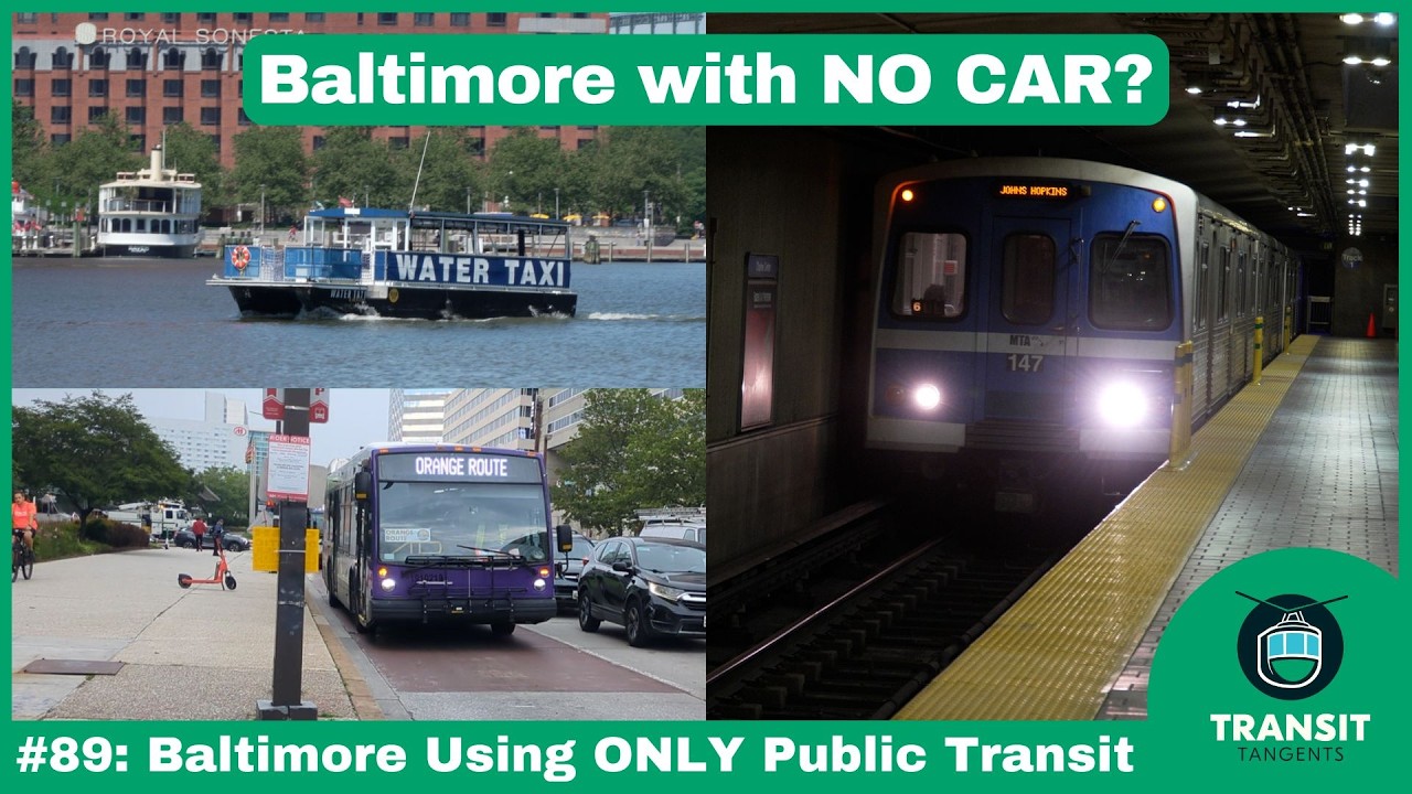 Baltimore Using ONLY Public Transit
