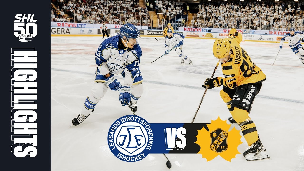 Leksand vs Skellefteå | 25 sep 2025 | Highlights