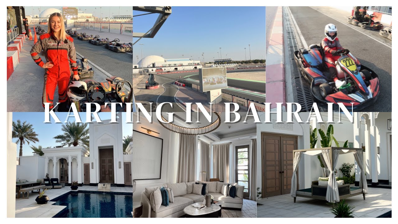 Karting At Bahrain International Circuit & Checking Into Raffles Hotel✨| Vlogmas Day 6