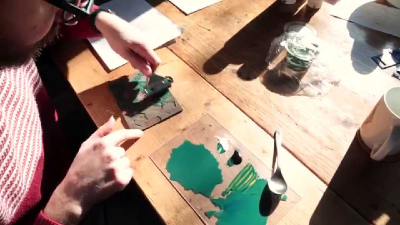James Green: linocut and screen printer