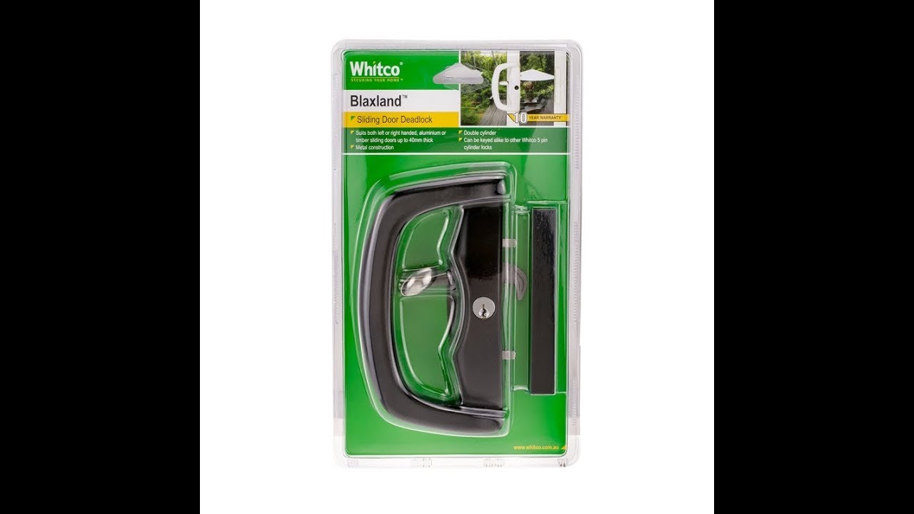 Whitco Blaxland Sliding Glass Door Lock