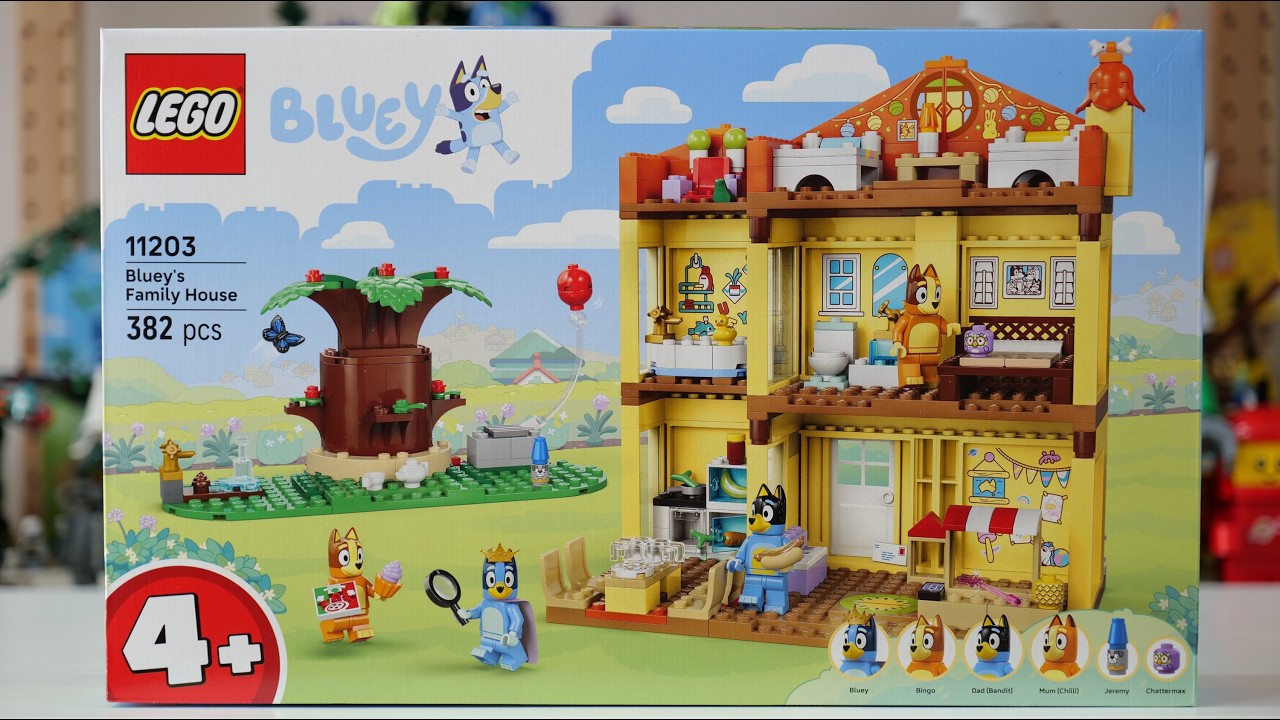 LEGO Bluey 11203 Дом семьи Блюи (скоростная сборка)