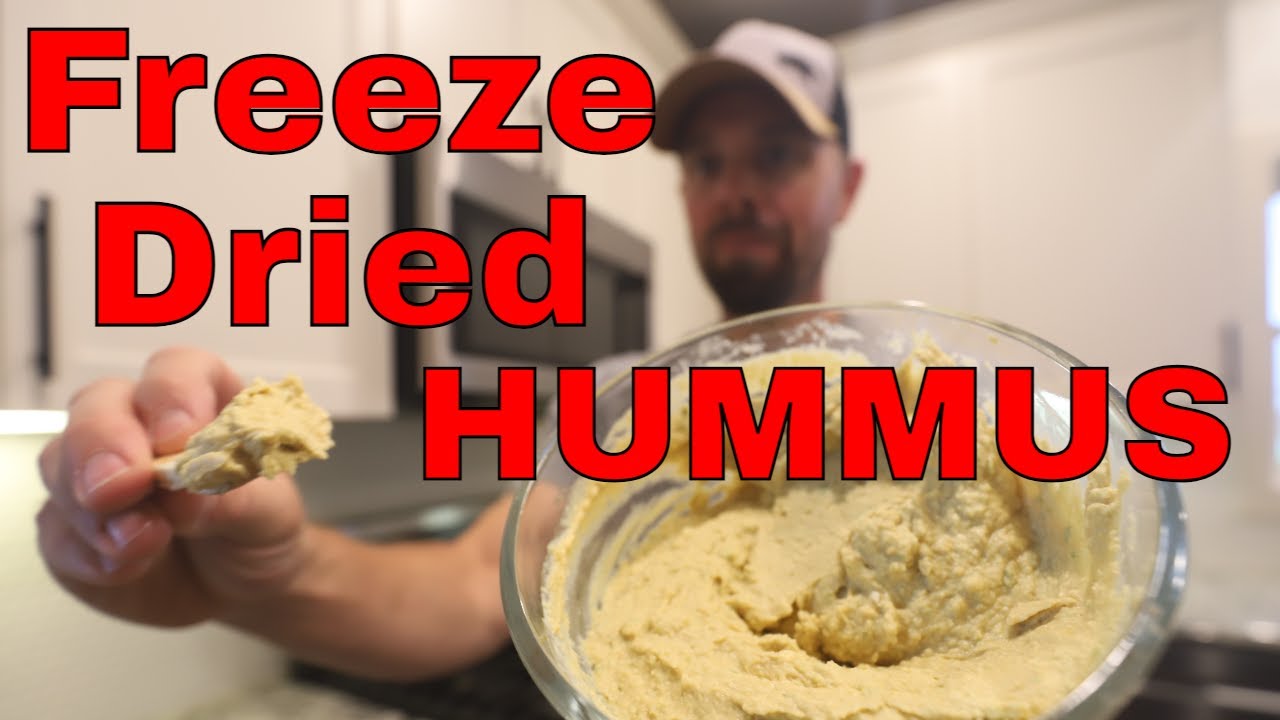 Сублимированный хумус — нут/бараний горох и черная фасоль #freezedriedhummus