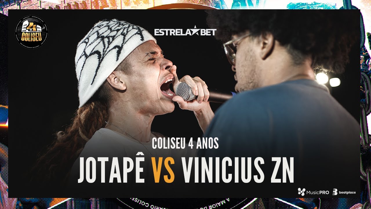 (MELHOR DO BRASIL? 🔥) JOTAPÊ (SP)  X VINICIUS ZN (PE) - BATALHA DO COLISEU - COLISEU 4 ANOS