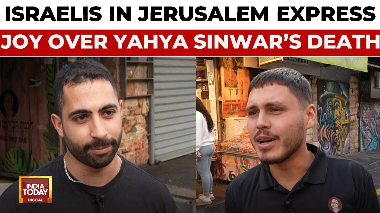 Israel-Hamas War: Some Israelis In Jerusalem Celebrate Death Of Hamas Leader | International News