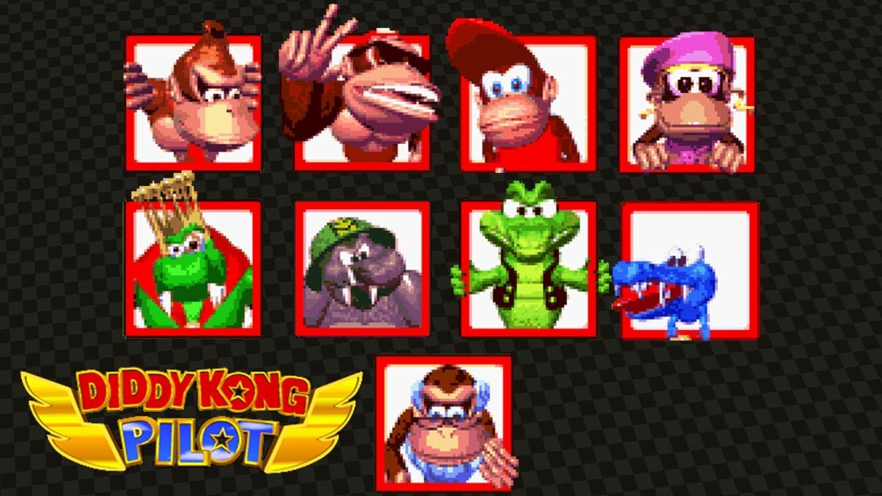 Diddy Kong Pilot - All Character Voice Lines