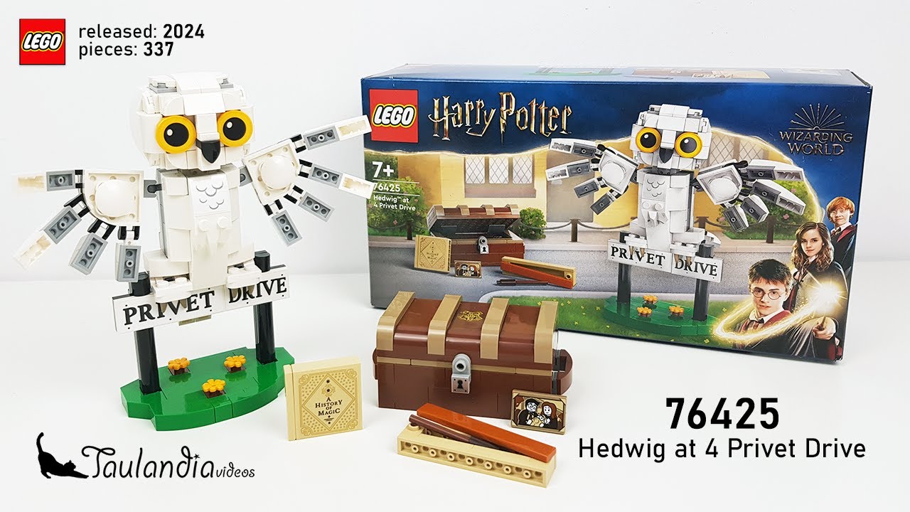 LEGO Harry Potter 76425: Hedwig at 4 Privet Drive (2024) - unboxing and speed build
