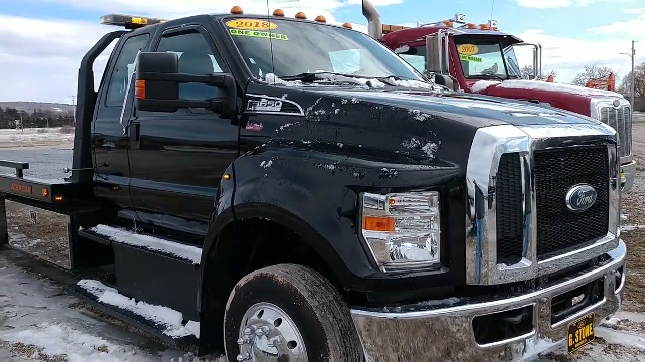 FOR SALE!!! 2018 FORD F650 EX CAB ROLLBACK!!!