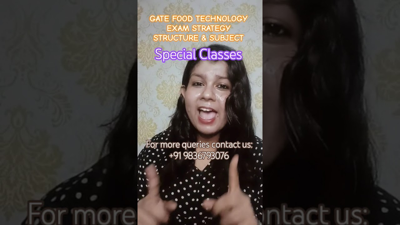GATE Food Technology Exam Structure & Subjects 2025 
