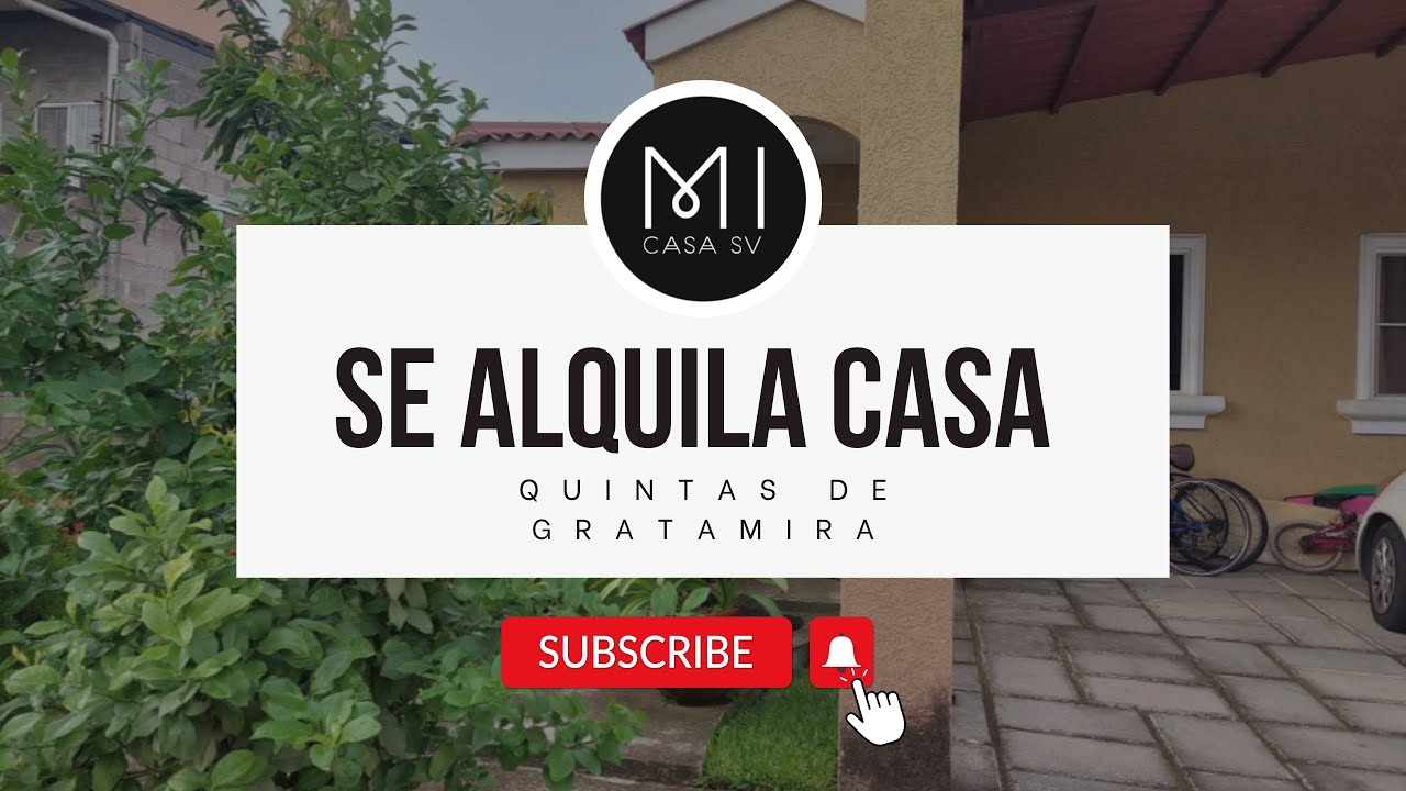 Se alquila Casa en “Residencial Quintas de Gratamira”