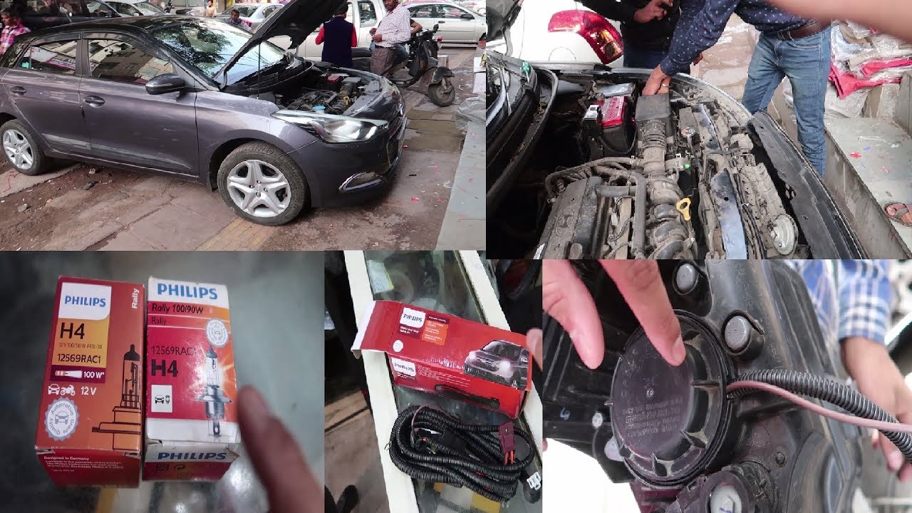 My I20 Lighting Getting Ready For Winters | New Halogen Bulbs | New Fog Lamp Bulbs