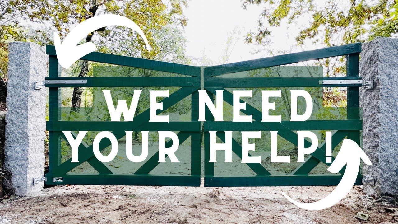 #02 OFF GRID - SELF BUILD - IN GO THE GATES!!!!