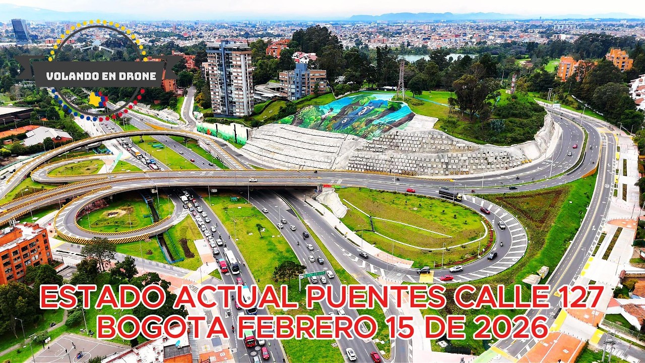 ESTADO ACTUAL PUENTES CALLE 127   BOGOTA FEBRERO 15 DE 2026